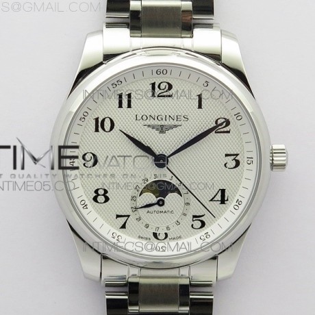 GS공장 V2 마스터 문페이즈 화이트다이얼 Master Moonphase L29094783 GSF SS White Dial On SS Bracelet A899 V2