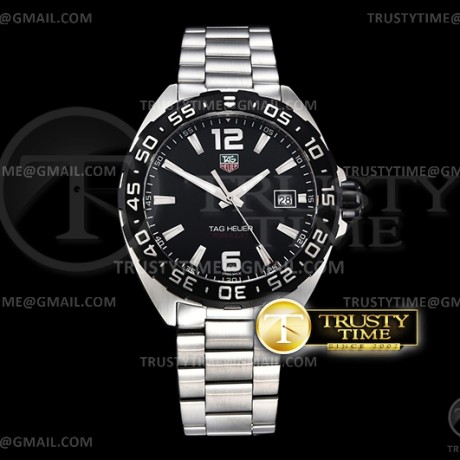 XT공장 포뮬러1 블랙다이얼 쿼츠 Tag Heuer Formula 1 SS/SS Black XTF Swiss Qtz