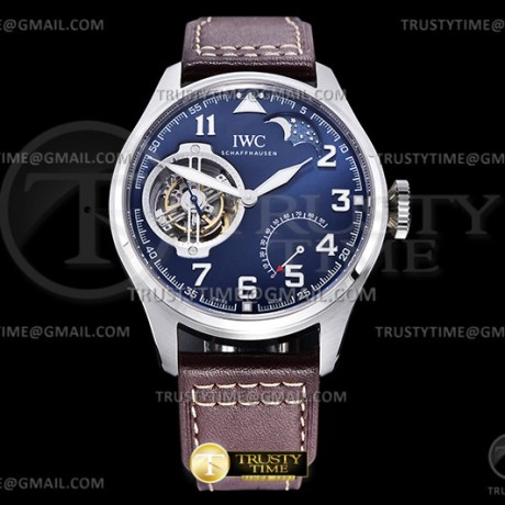 BBR공장 IWC 빅파일럿 콘스탄트 포스 뚜르비옹 어린왕자에디션 스틸 블루다이얼 가죽스트랩 Big Pilot CF Tour LPP SS/LE Blue/Num BBR Tourb