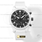 TW공장 IWC 파일럿 크로노그래프 탑건 레이크타호 블랙다이얼 나일론스트랩 Pilot Chrono Lake Tahoe CER/RU Black TWF A7750