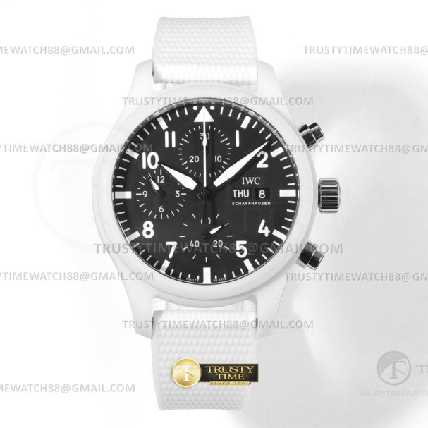 TW공장 IWC 파일럿 크로노그래프 탑건 레이크타호 블랙다이얼 나일론스트랩 Pilot Chrono Lake Tahoe CER/RU Black TWF A7750