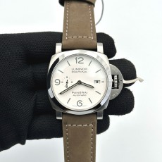 VS공장 파네라이 PAM1314 화이트다이얼 가죽스트랩 PAM1314 VSF 1:1 Best Edition White Dial on Brown Leather Strap P.9000 Super Clone