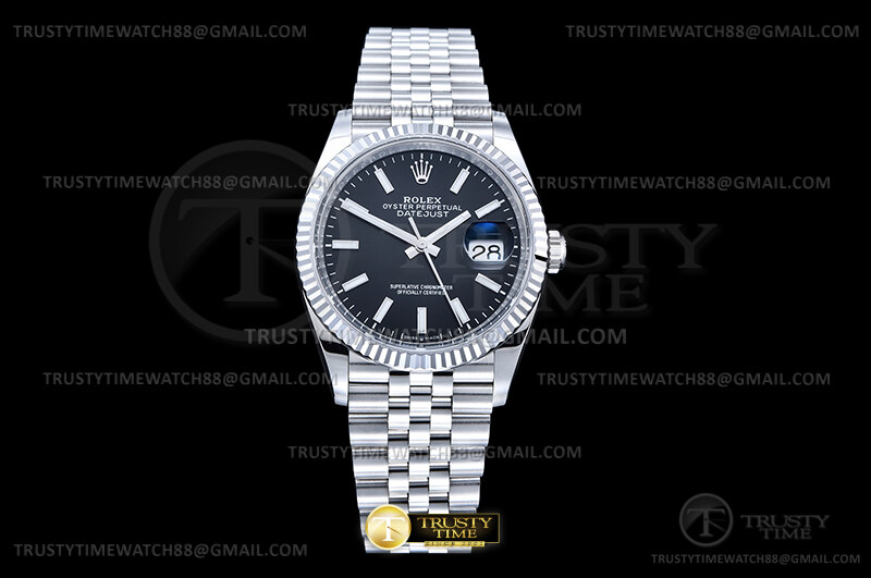 [26.01 UP] Clean공장 롤렉스 데이저스트 36 스틸 블랙다이얼 플루티드베젤 쥬빌레브레이슬릿 DJ 36mm Jub Flt 904L SS/SS Blk/Stk CLEAN PLUS DD3235 클린 플러스