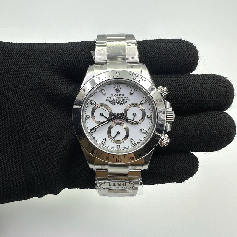 국내배송!! CLEAN공장 롤렉스 스틸 데이토나 화이트다이얼 브레이슬릿 (고유번호 CL28)
