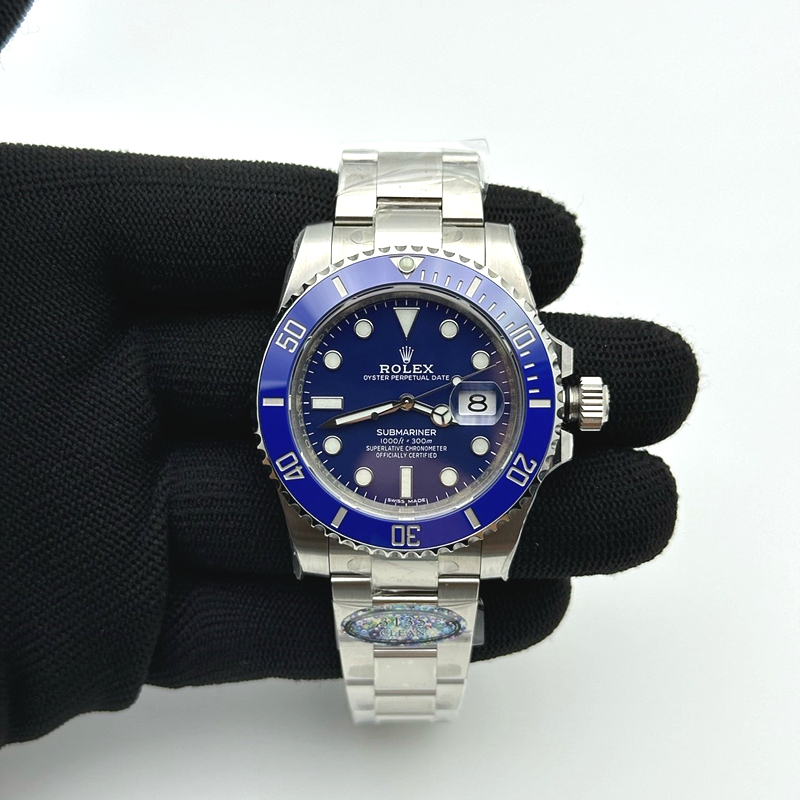 국내배송!! CLEAN공장 롤렉스 서브마리너 40 블루 브레이슬릿 (고유번호 1234)